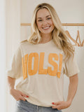 Tennessee Vols Mono Puff Ink Off White Heavyweight Tee