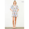 /Size Xl/ Puff Sleeve Flower Print V-Neck Dress Unisex T-shirt, Sweatshirt, Hoodie, Long Sleeve Tee