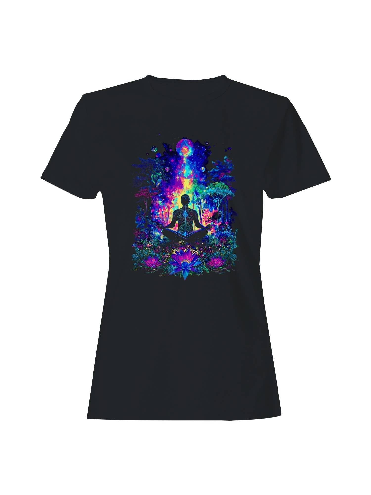 Cosmic Meditation Jungle Vibes Women's T-Shirt