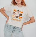 Tennessee, Football Shirt, Bows, Gameday, Game Day Tshirt