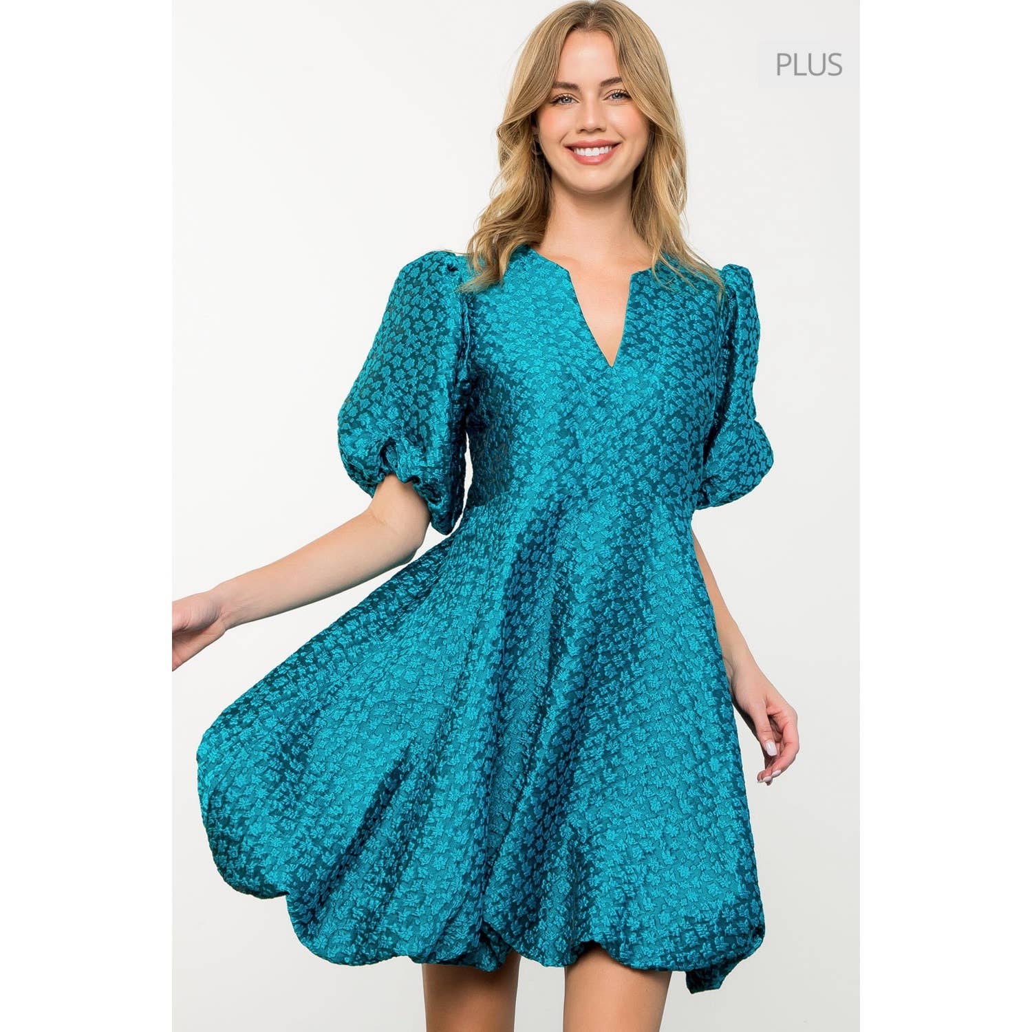 /Size Xl/ Puff Sleeve Textured Dress Unisex T-shirt, Sweatshirt, Hoodie, Long Sleeve Tee