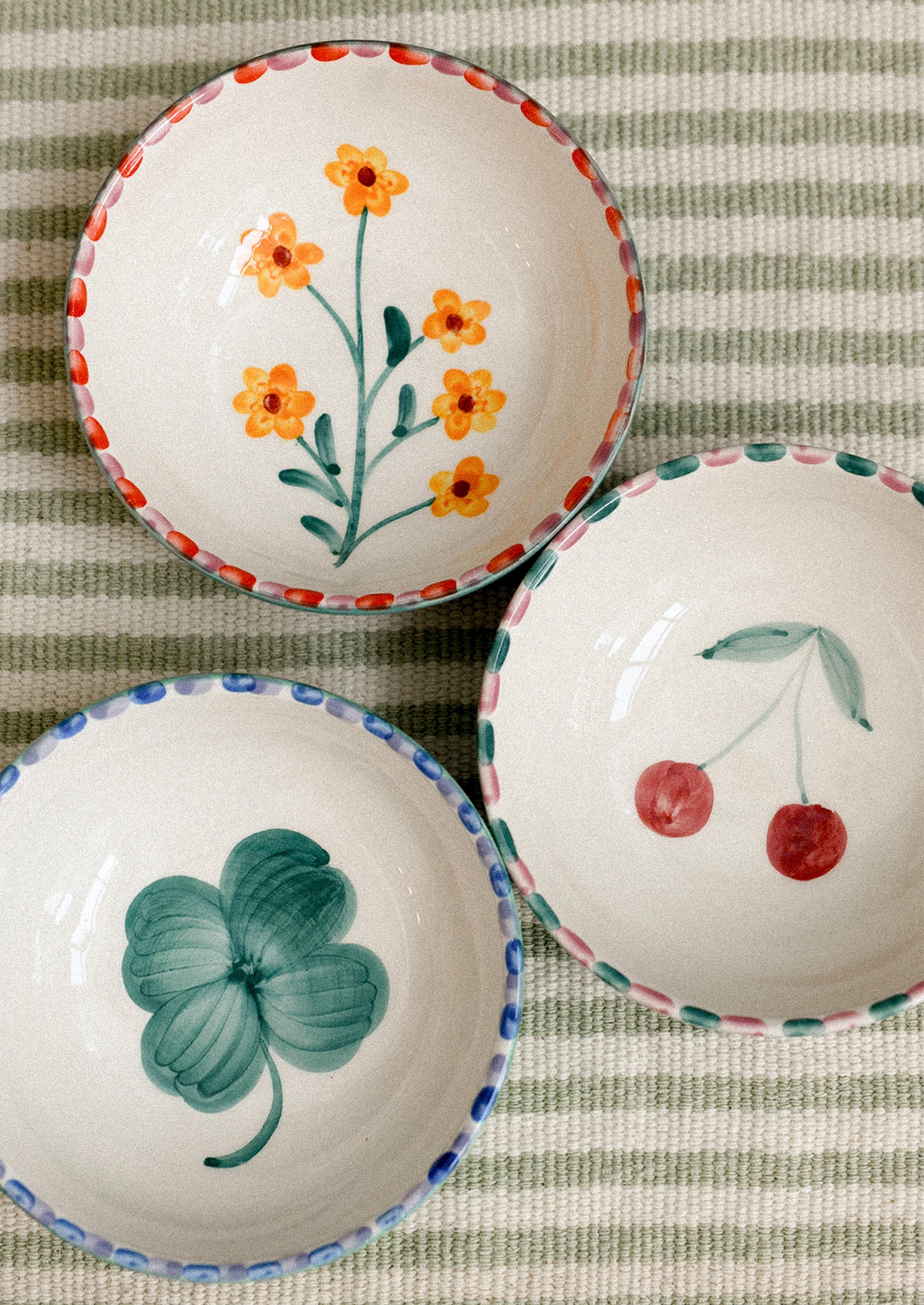 Painted Ceramic Bowl
