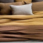 Hemp Throw - Caramel