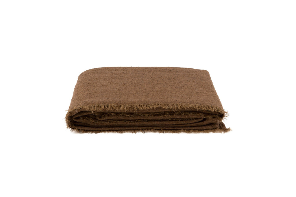 Hemp Throw - Caramel