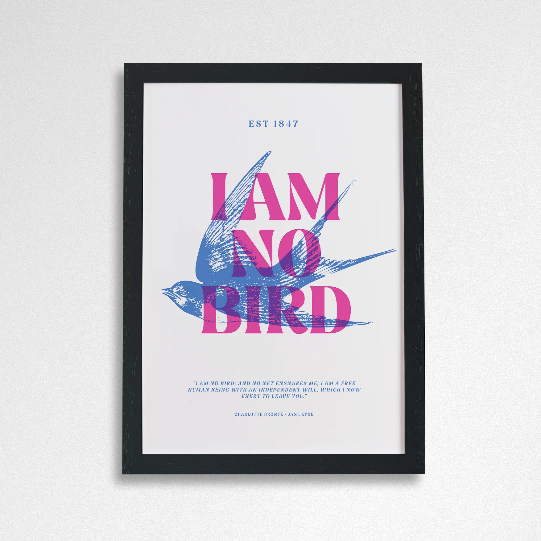 I AM NO BIRD - National Theatre Brontë Merch Art Print