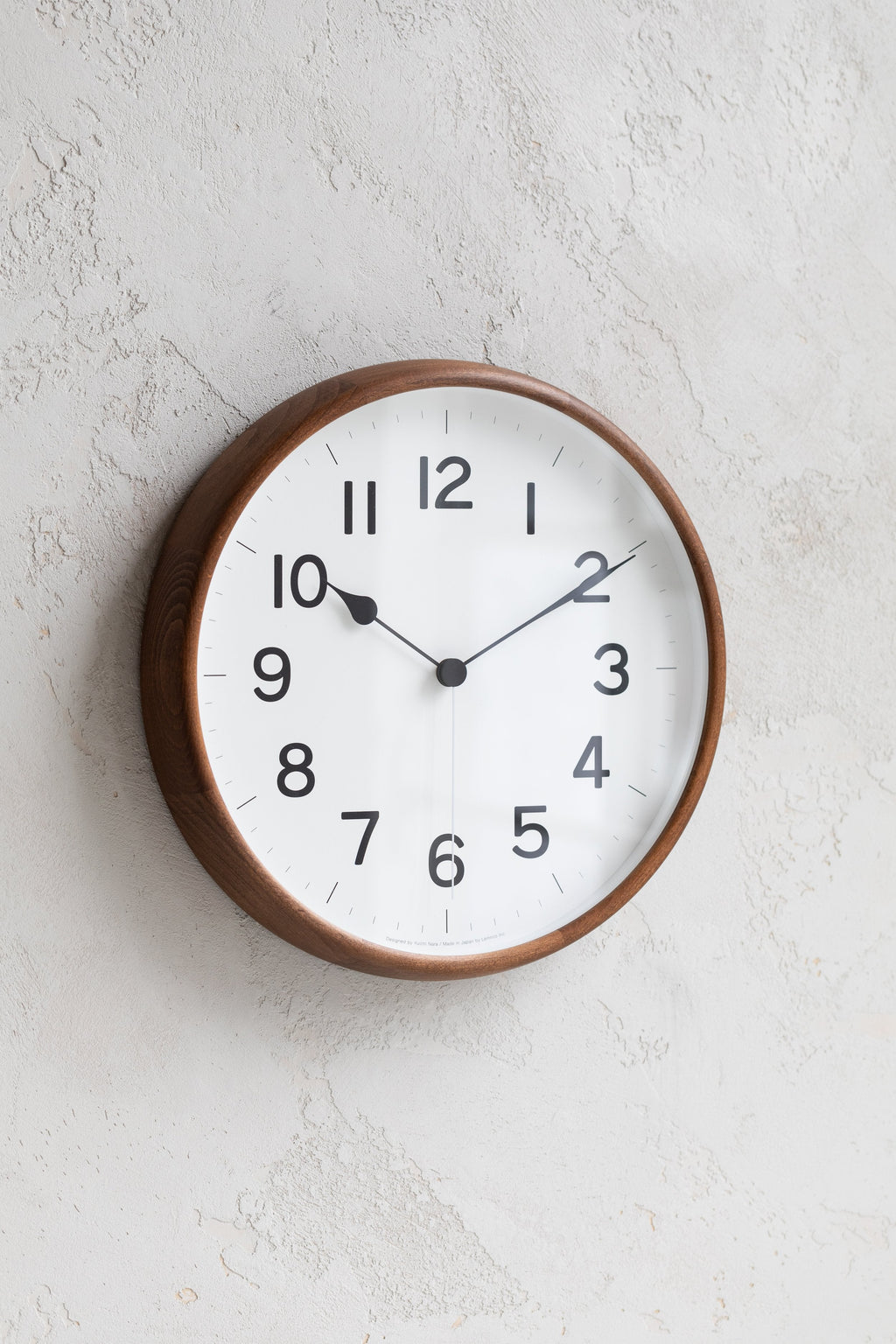 ROOT Round Clock - Brown