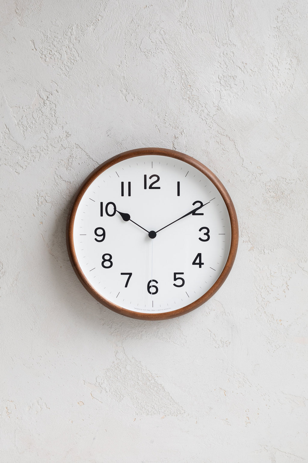 ROOT Round Clock - Brown
