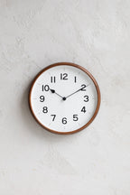 ROOT Round Clock - Brown
