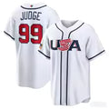 USA Baseball Jersey Judge 99 Men's Navy WBC Baseball Shirt Short Sleeve Fan Version Sportswear 2026 New