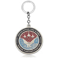 Captain Marvel 'Higher Further Faster' Keyring Metal Keychain