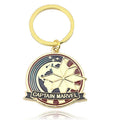 Captain Marvel 'Loungefly' Keyring Metal Keychain