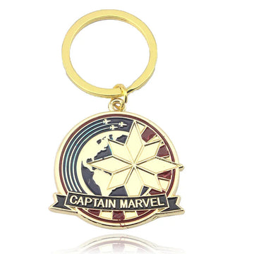 Captain Marvel 'Loungefly' Keyring Metal Keychain