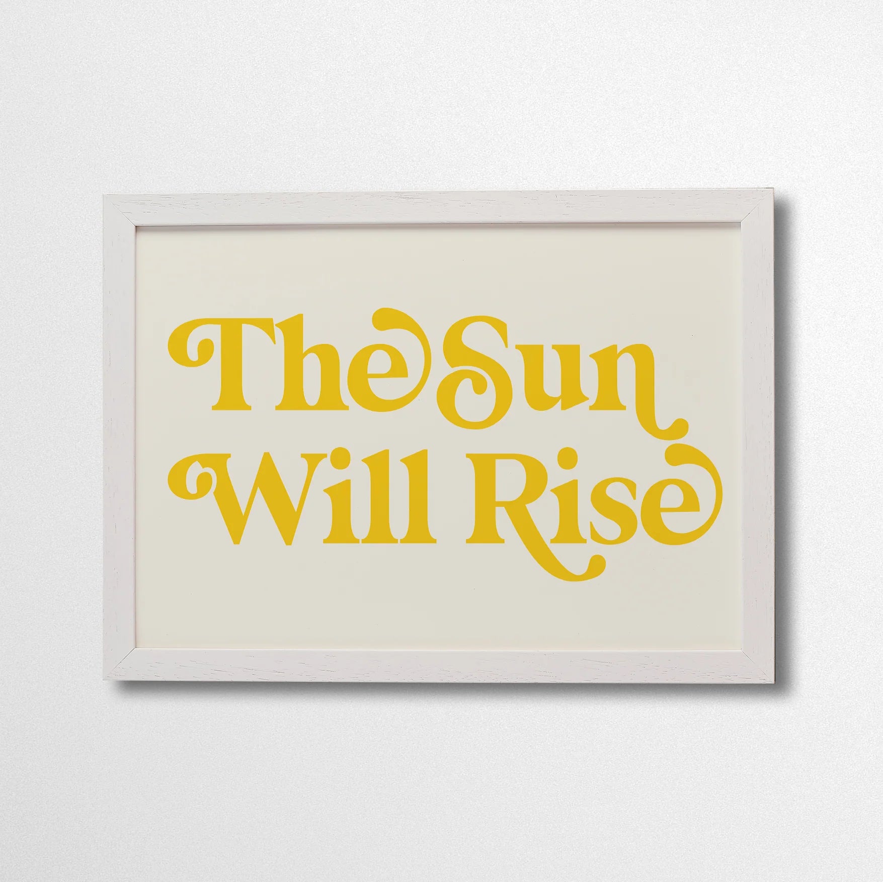 Les Miserables The Sun Will Rise Retro Wall Art