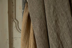 Mixed Veil Linen Throw - Kahki