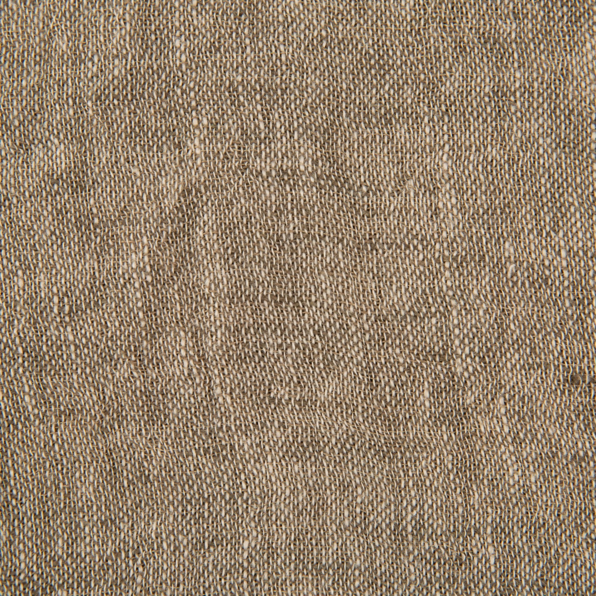 Mixed Veil Linen Throw - Kahki