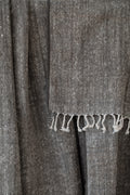 Handspun Stitched Throw in Ash