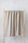 French Raw Linen Throw