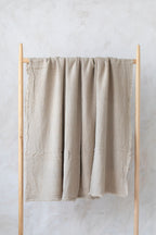 French Raw Linen Throw
