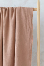 French Raw Linen Throw