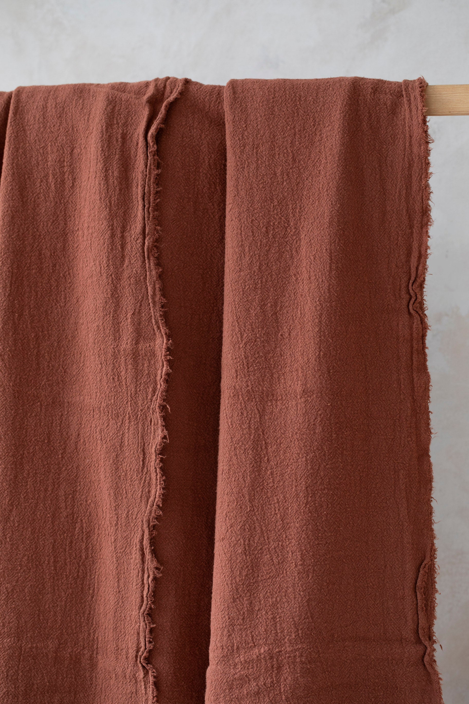 French Raw Linen Throw