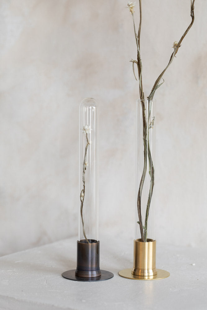 Herbarium Glass Dome Flower Bud Vase
