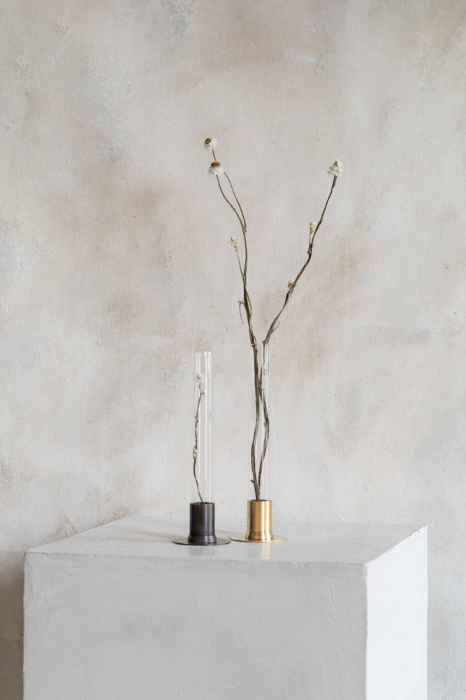 Herbarium Glass Dome Flower Bud Vase