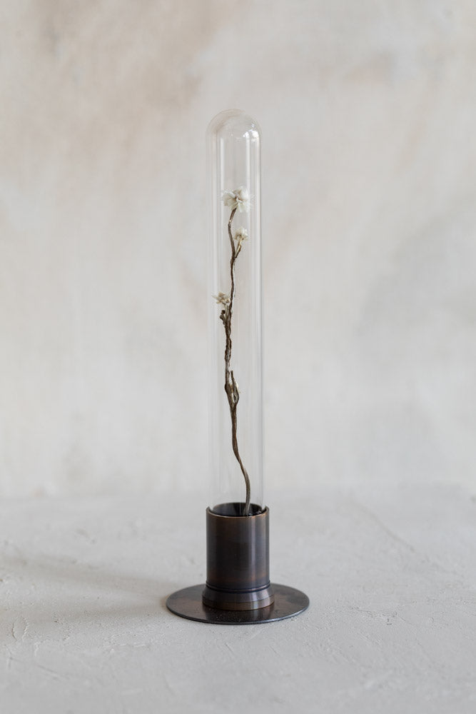 Herbarium Glass Dome Flower Bud Vase