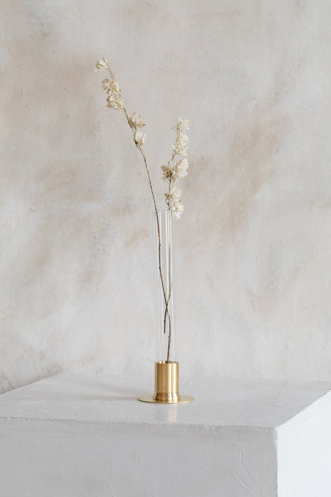 Herbarium Glass Dome Flower Bud Vase