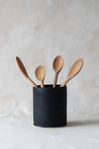 Matte Black Utensil Crock