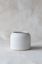 Matte White Low Vessel