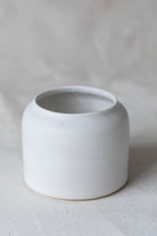 Matte White Low Vessel