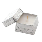 Handmade Aluminum Tinned Beeswax Candles Set of 3 'Evening Glow'