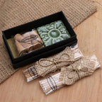 Handcrafted Sandalwood and Jasmine Incense Set 'Scents of the Tropics'