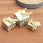 Handmade Aluminum Tinned Beeswax Candles Set of 3 'Evening Glow'