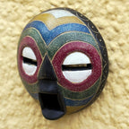 Hand Made Sese Wood Mask from Ghana 'Kunimdu'