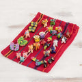 Terracotta AnimalsMini Ornaments Set of 30 'Noah's Ark Friends'