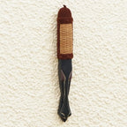 Handmade Ofram Wood and Leather Mask 'Saarkin Kofar Nasarawa'