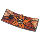 Hand-Painted Starfish Ceramic Incense Holder in Warm Hues 'Starfish Aura'