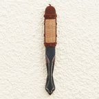 Handmade Ofram Wood and Leather Mask 'Saarkin Kofar Nasarawa'