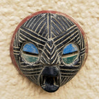 Hand Crafted African Sese Wood Mask 'Kwahu'