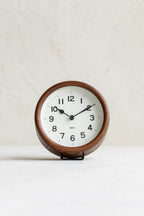 Miki Clock - Brown