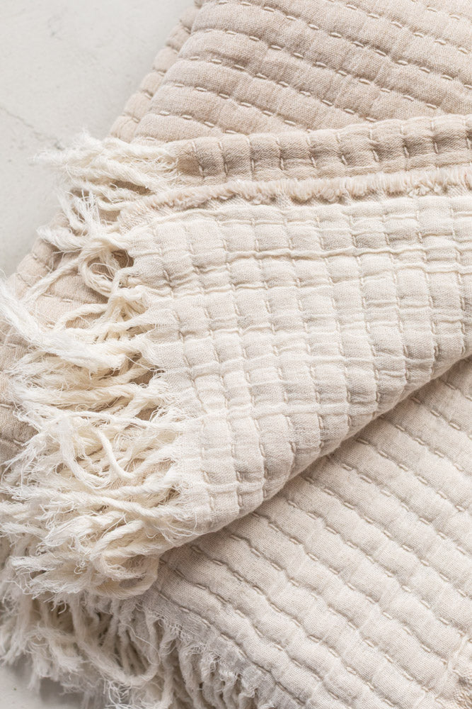 Kantha Cotton Throw
