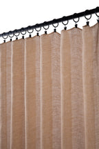 Mixed Veil Linen Throw - Honey