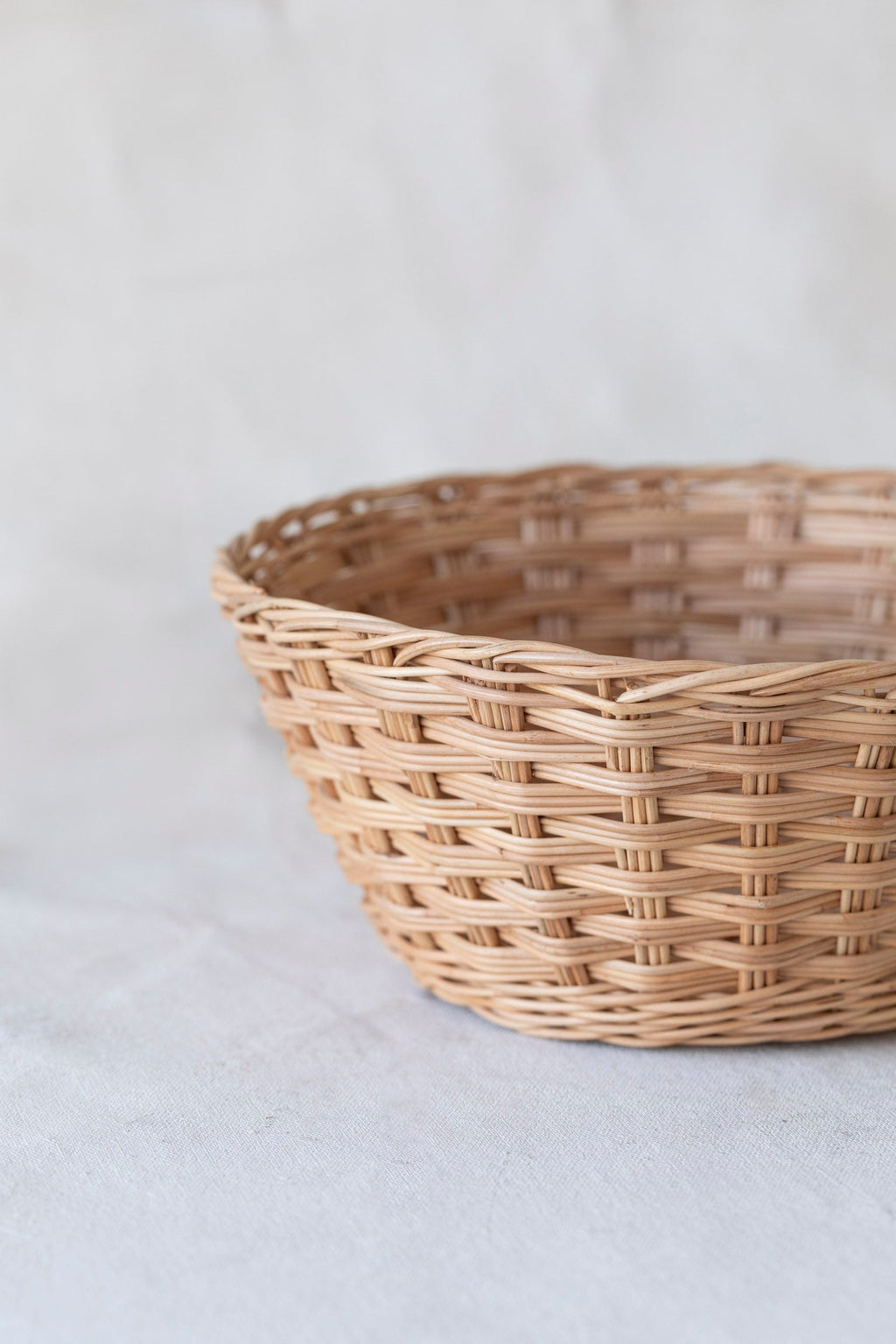 Round Rattan Basket