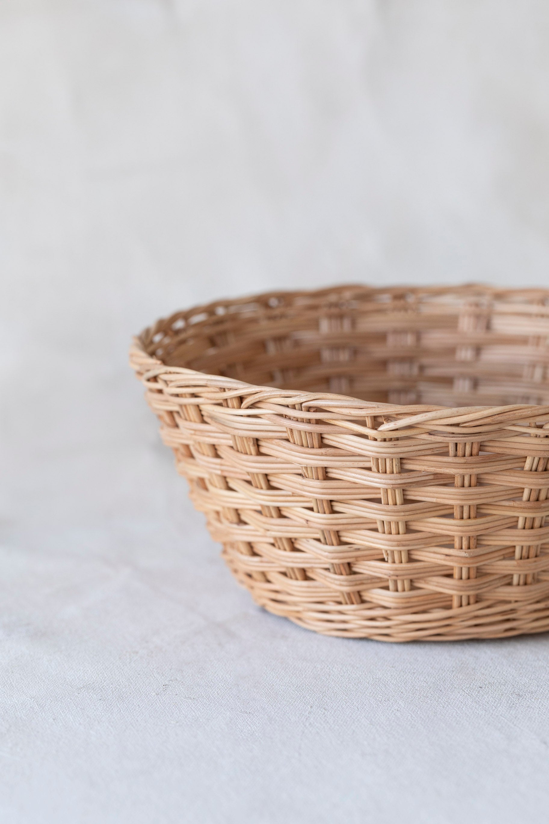 Round Rattan Basket