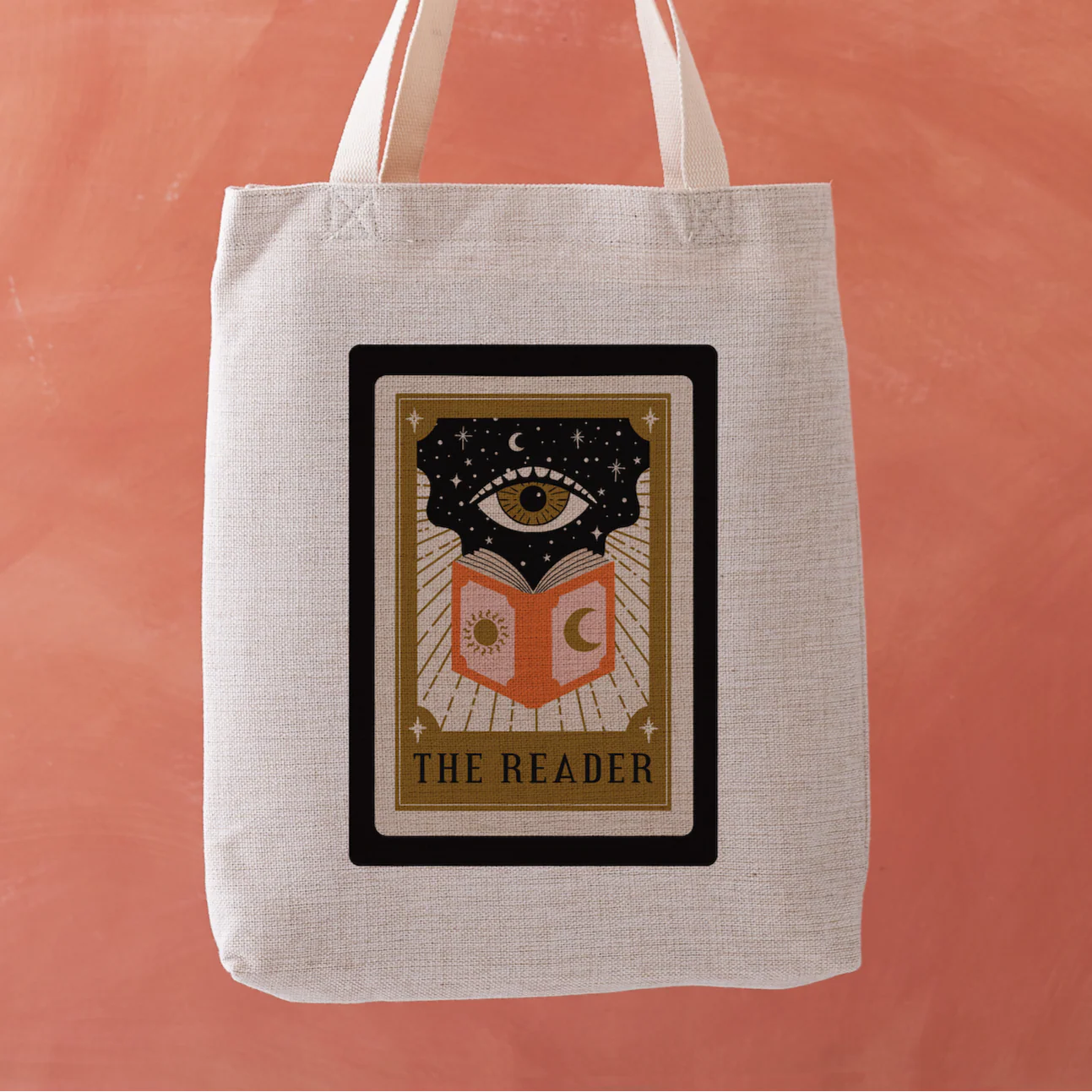 The Reader Tarot Tote Bag | Bookish Occult Design