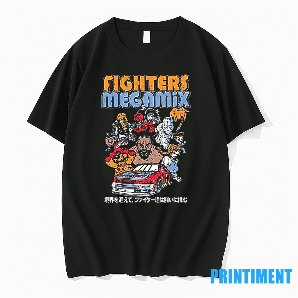 Fighters Megamix Video Game Graphic Retro Tshirts Sweater Unisex T-shirt, Sweatshirt, Hoodie, Long Sleeve Tee