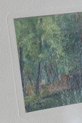 Vintage Framed River Oil Painting
