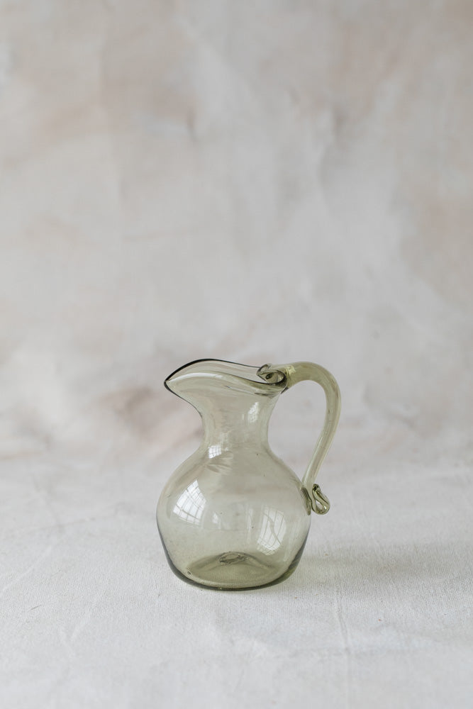 Vintage Petite Handblown Pitcher