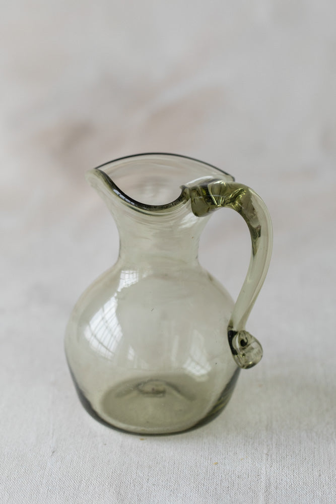 Vintage Petite Handblown Pitcher